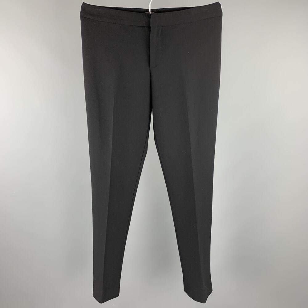 RALPH LAUREN COLLECTION Size 6 Black Straight Leg Dress Pants